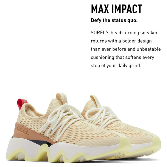 SOREL Kinetic Impact II Lace Sneakers | Women's Size 9 - Picture 3 of 13